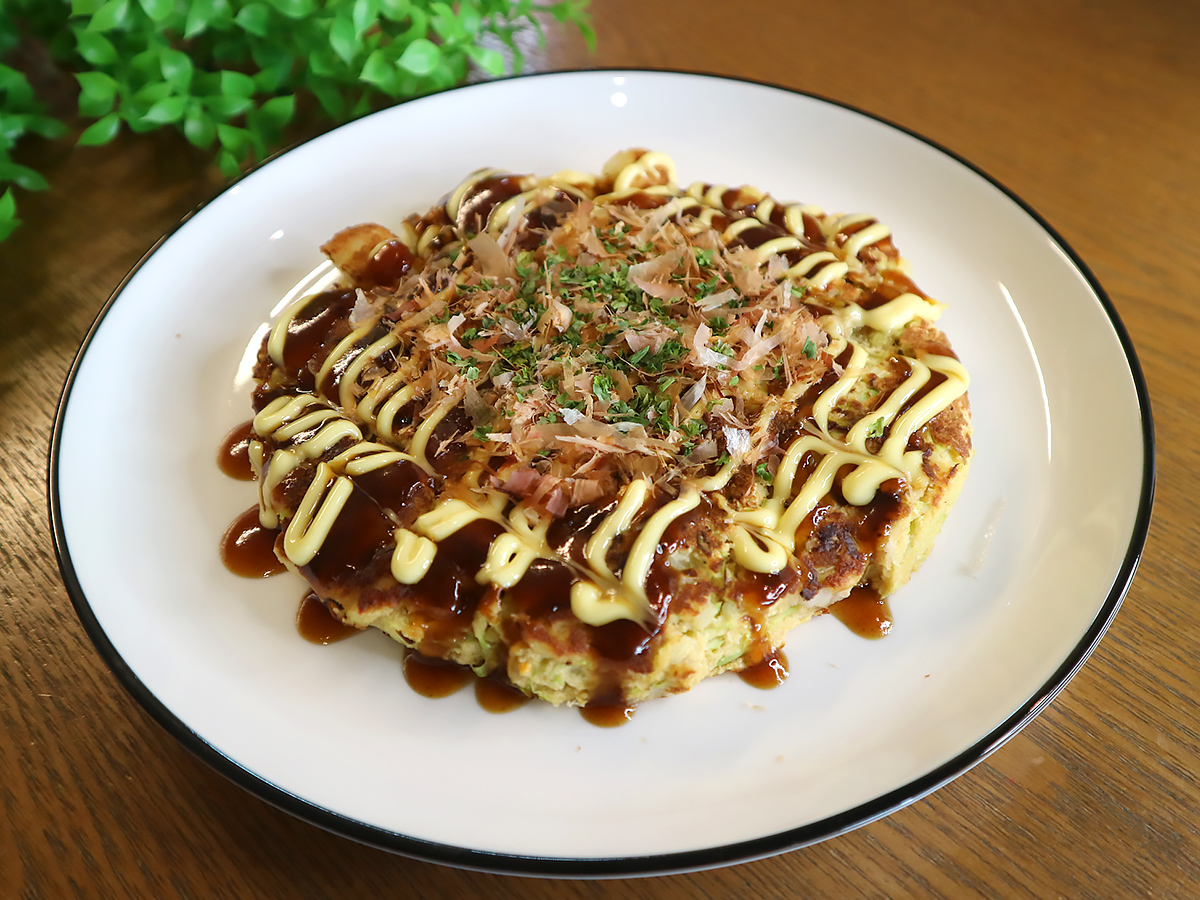 大豆粉のお好み焼き風